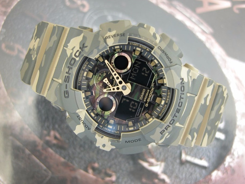 Relógio Casio G-shock Camuflado Ga-100cm-5adr