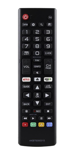 Imagen 2 de 9 de Control Compatible Con LG Akb75095307 Akb75095315 Smart Tv