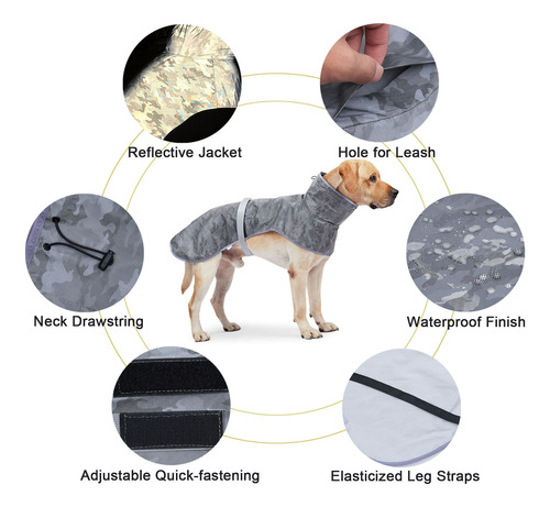 Chaqueta Reflectante Para Perro Para La Noche