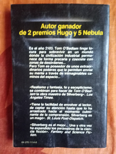 Tom O Bedlam Robert Silverberg Gran Super Ficcion Usado (Usado)