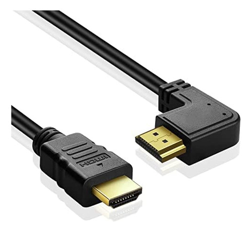 Cable Hdmi Tnp Ángulo Izquierdo 90 Grados (10 Pies) - Cable