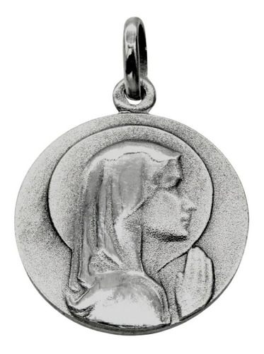 Medalla Virgen Niña 18mm Grabado Sin Cargo - Chiarezza