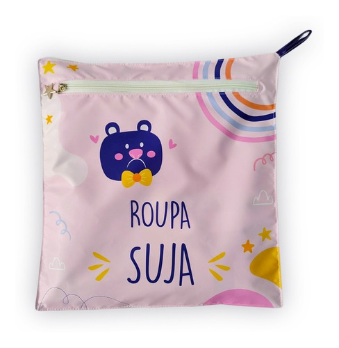 Organizador Roupa Limpa / Suja Dupla Face Tecido Impermeável