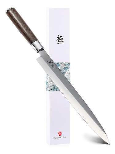 Serie Kyoku Samurai - Cuchillo Yanagiba 10.5 Japanese Sushi.