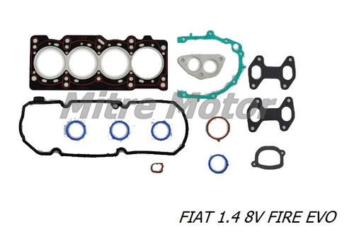 Juntas Descarbonizacion Fiat Fiorino 1.4 Fire Motor Evo