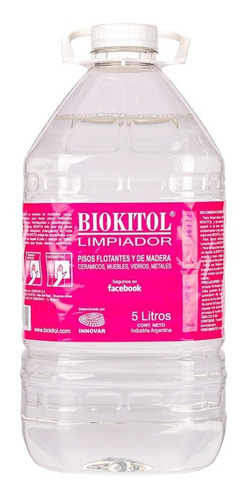 Limpiador P/pisos Madera-metal-cerámico 5l Biokitol