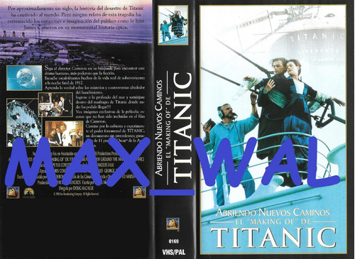 Titanic Abriendo Nuevos Caminos Making Of Vhs Original Nuevo