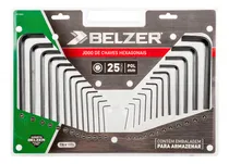 Comprar Jogo De Chave Allen Hexagonal 25 Peças 09120bz Belzer