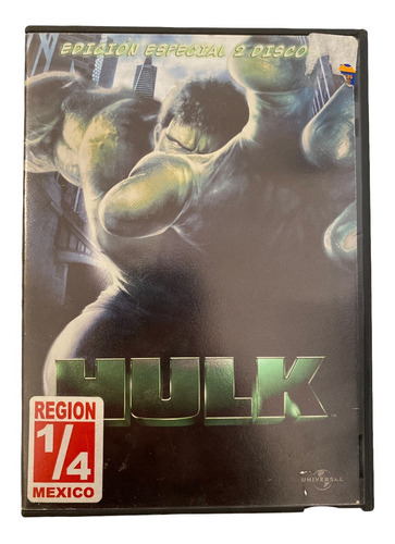 Dvd Original Hulk Eric Bana Jennifer Connelly Ang Lee
