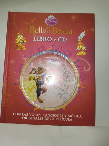 La Bella Y La Bestia. Cuento Disney Con Cd Musical