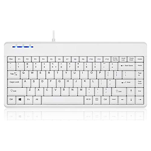 Perixx Periboard-409wu Us, Usb Cable Mini Teclado - Blanco -