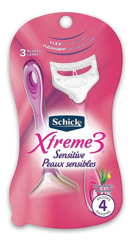 Maquinilla De Afeitar Xtreme3 Mujeres Sensible Paquete ...