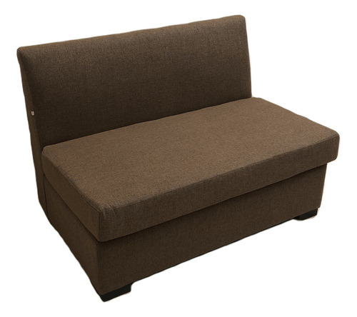 Sillon 2 Cuerpos Sofa Espera Precio Unico! Color Marrón Diseño De La Tela Rustica Antidesgarro