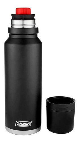Imagen 2 de 3 de Termo Coleman Matero de acero inoxidable 1.18L negro