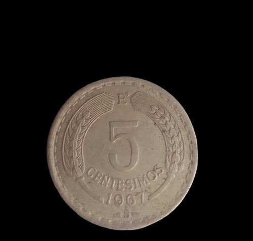 Moneda Chile 5 Centesimos De Escudo 1967