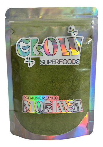 Moringa En Polvo 100% Organico Usda Glow Superfoods 500 Gr