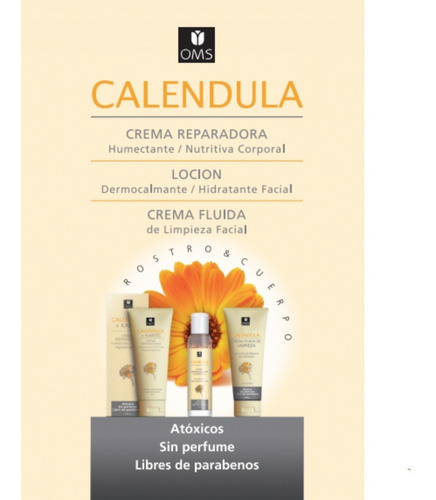 Oms Crema Reparadora Con Caléndula Karité - 200 ml