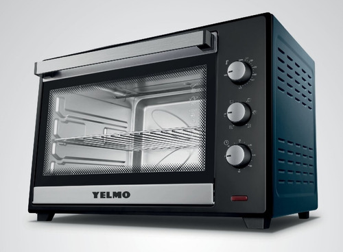 Horno Eléctrico 95 Litros Yelmo Yl-95cln Color Negro y Azul Oscuro