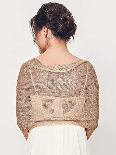Chales Y Chales Aukmlla Para Vestidos De Noche, Bufanda De Y