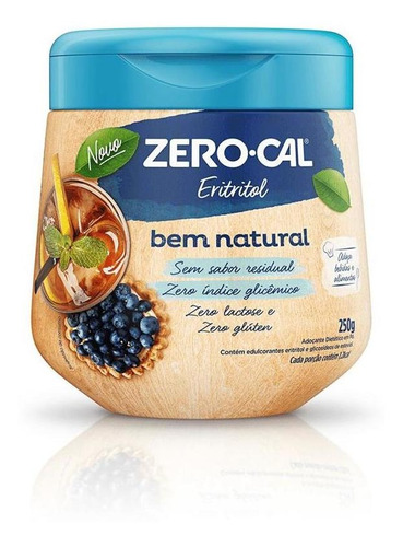 Adoçante Zero Cal Eritritol Bem Natural 250g