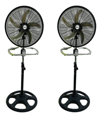 Ventilador Jbo Jp-186  360º Malla De Plástico X2 Unidades