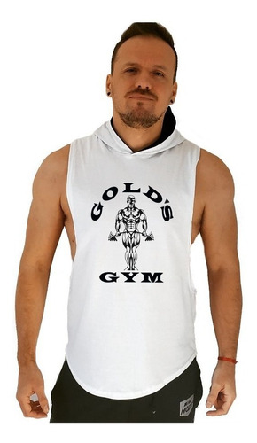 Musculosa Sudadera Capucha Golds2 Gym Gimnasio Crossfit