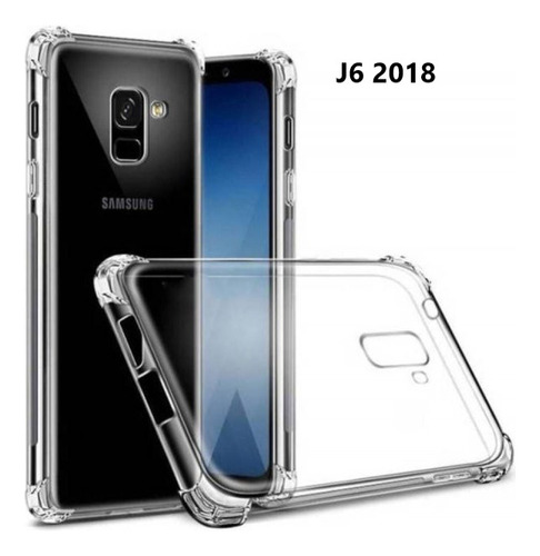 Funda Tpu Transp Antigolpe Para Samsung J6 2018 J6 Plus 