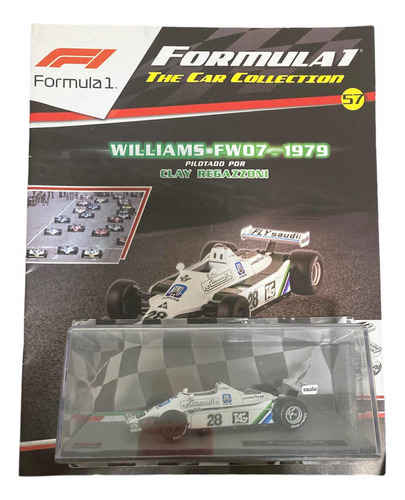 Colección Fórmula 1 Williams Fw07-1979 Regazzoni Y Revista