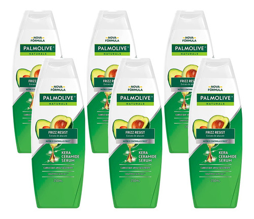  Shampoo Palmolive Naturals Anti Armado Abacate 350ml (6 Und)