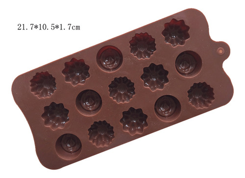 Molde Para Tartas Con Forma De Cavidad, Flor, Rosa, Chocolat