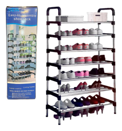 Rack Organizador Desarmable Zapatos Calzado 6 Estantes