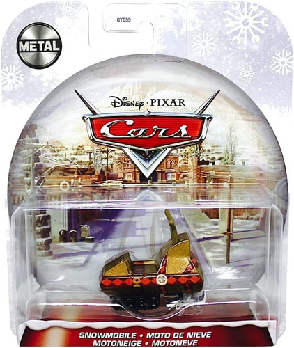 Disney Pixar Cars- Moto De Nieve Escala 1:55 Vacaciones 2021