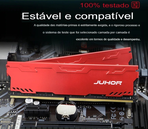Memoria Ram 8g Ddr3 Juhor 1600 Mhz Pc Games Alta Velocidade