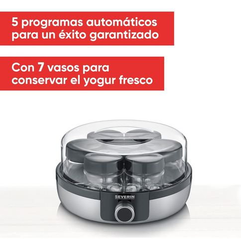 Severin Yogurtera Digital, Mini Yogurtera Con 5 Prog