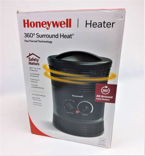Honeywell Surround Heater Hhf360b - Fan Forced - 360 Degree