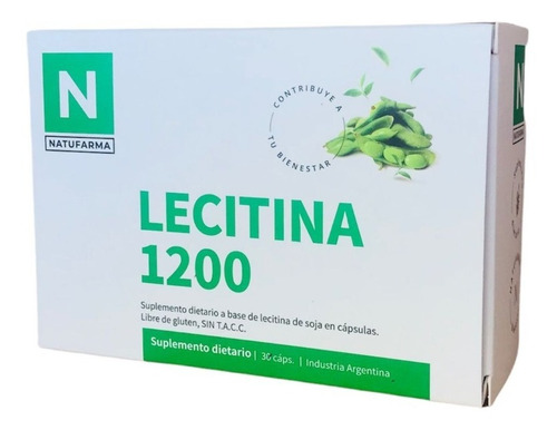 Natufarma Lecitina De Soja 1200 X 30 Capsulas