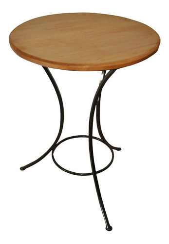 Imagem 6 de 6 de Conjunto Mesa+3 Cadeiras Para Chá Ferro Madeira Oferta