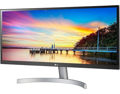 Monitor Gamer 29'' Ultrawide 29wk600-w Ips Fhd Ips LG Bivolt Cor Preto 100V/240V - Excelente (Recondicionado)