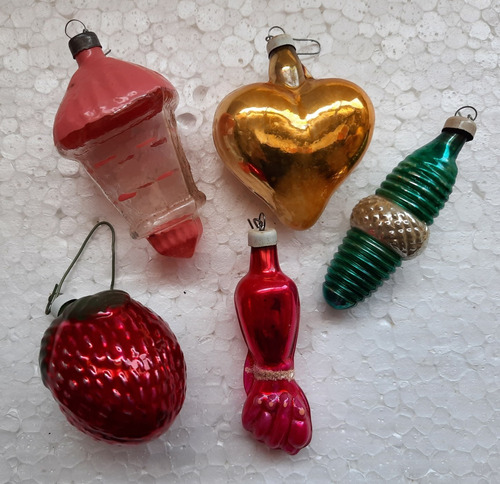 B. Antigo - 5 Enfeites De Árvore De Natal Em Vidro Anos 50 | MercadoLivre B. Antigo - 5 Enfeites De Árvore De Natal Em Vidro Anos 50 | MercadoLivre