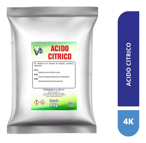 Acido Citrico 4 Kilos Vitraquim Materia