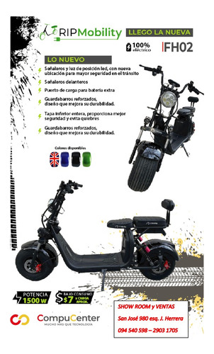 Ripcolor Fh02 1500 Watts 180kg 2 Personas Carga Rápida