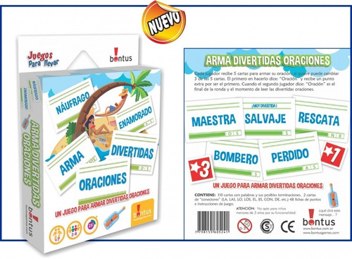 Arma Oraciones Juego De Mesa Original Bontus