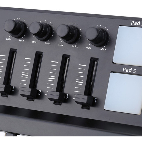 Wj1 Controlador Midi Controlador De Batería Usb Midi Pad