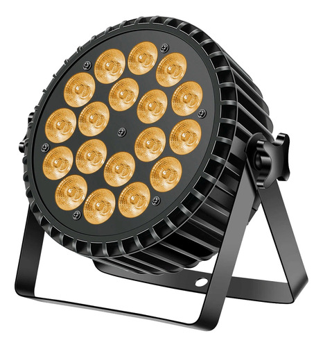 Kit 8 Refletor Par Led Slim 18x15w Rgbwa 5n1 Igreja Dj Festa 127/220v