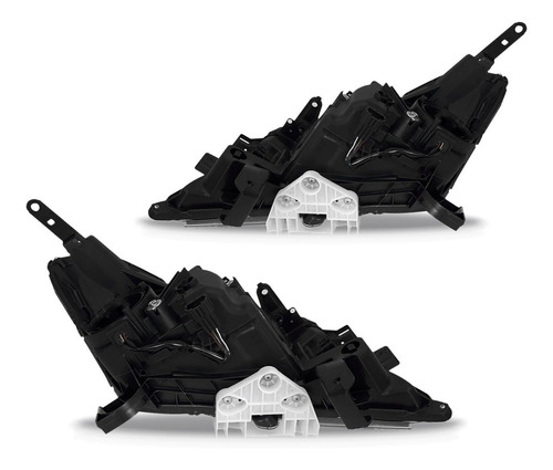 Jogo Farol Frontier Attack Mascara Negra Manual S Led 17/19