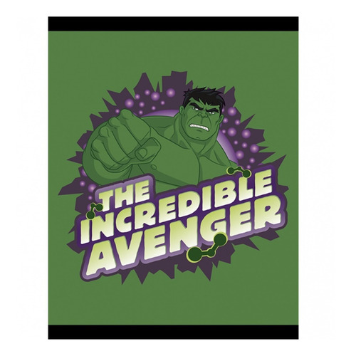  Cuaderno Tapa Flexible Vengadores 96 Hojas Hulk Febo