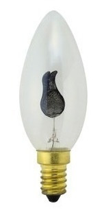 Bombillo Efecto Llama 3watt E12 120v Incandescent Light Bulb