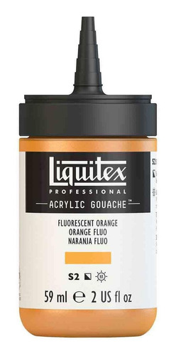 Tinta Guache Acrílica Liquitex 982 Fluorescent Orange 59ml