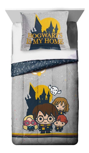 Harry Potter Charms Twin Comforter  Sham Set, Con Ron, ...