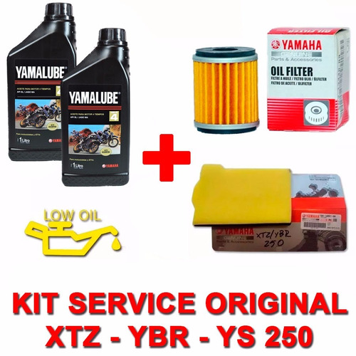 Kit Service Aceite Filtros Yamaha Xtz Ybr Ys 250 - Sti